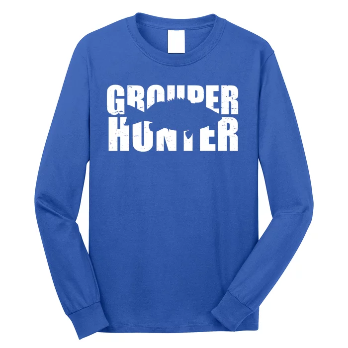 Grouper Hunter Fish Long Sleeve Shirt