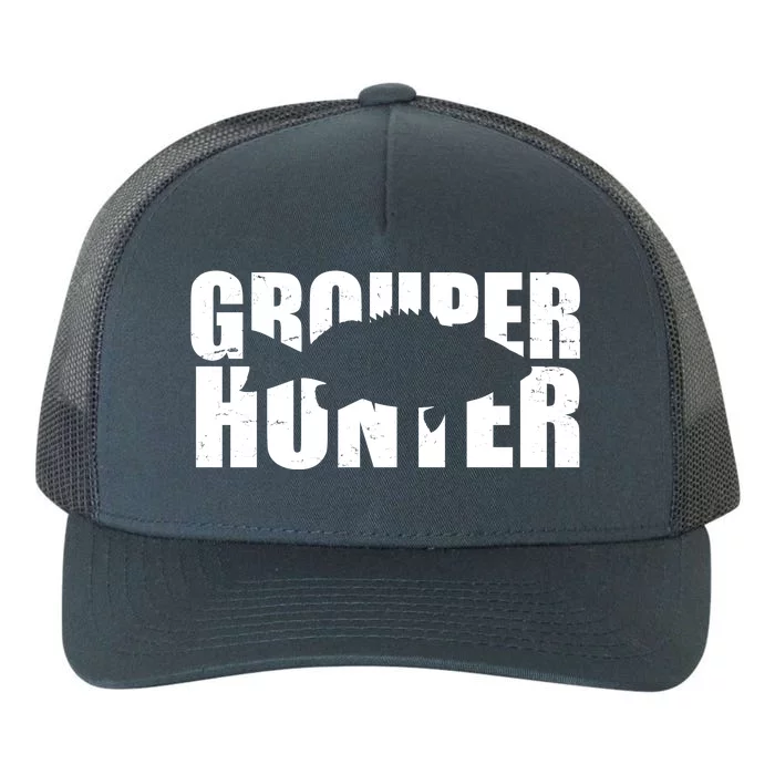 Grouper Hunter Fish Yupoong Adult 5-Panel Trucker Hat