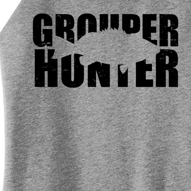 Grouper Hunter Fish Women’s Perfect Tri Rocker Tank