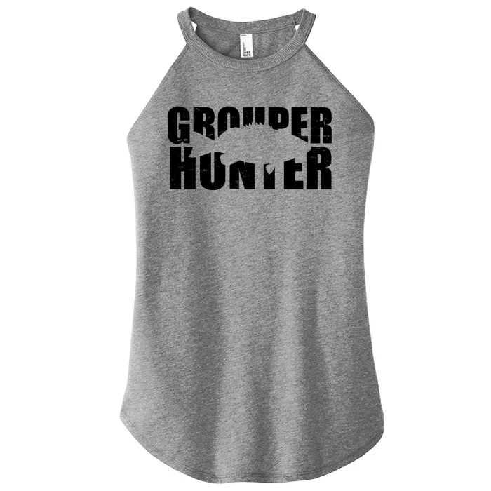 Grouper Hunter Fish Women’s Perfect Tri Rocker Tank