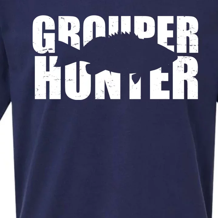 Grouper Hunter Fish Sueded Cloud Jersey T-Shirt