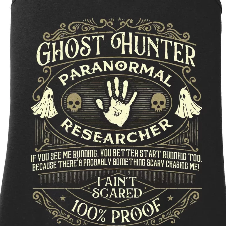 Ghost Hunter Ghost Hunting Halloween Paranormal Activity Ladies Essential Tank