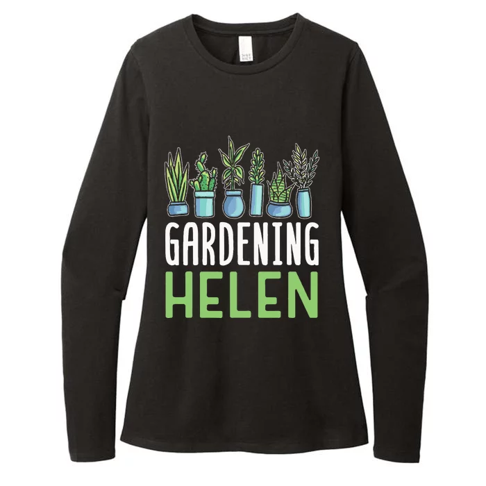 Gardening Helen Garden Plant Gardener Name Womens CVC Long Sleeve Shirt