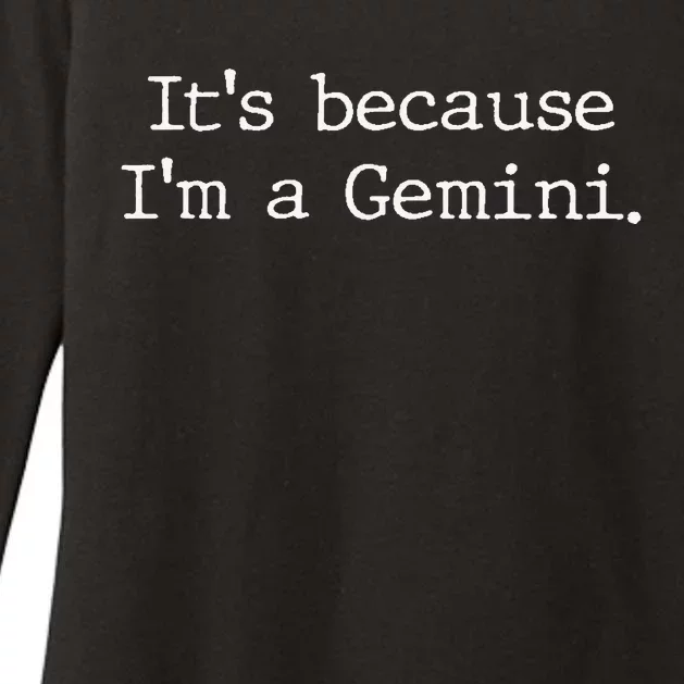 Gemini Horoscope Gifts Wo Zodiac Sign Astrology Womens CVC Long Sleeve Shirt