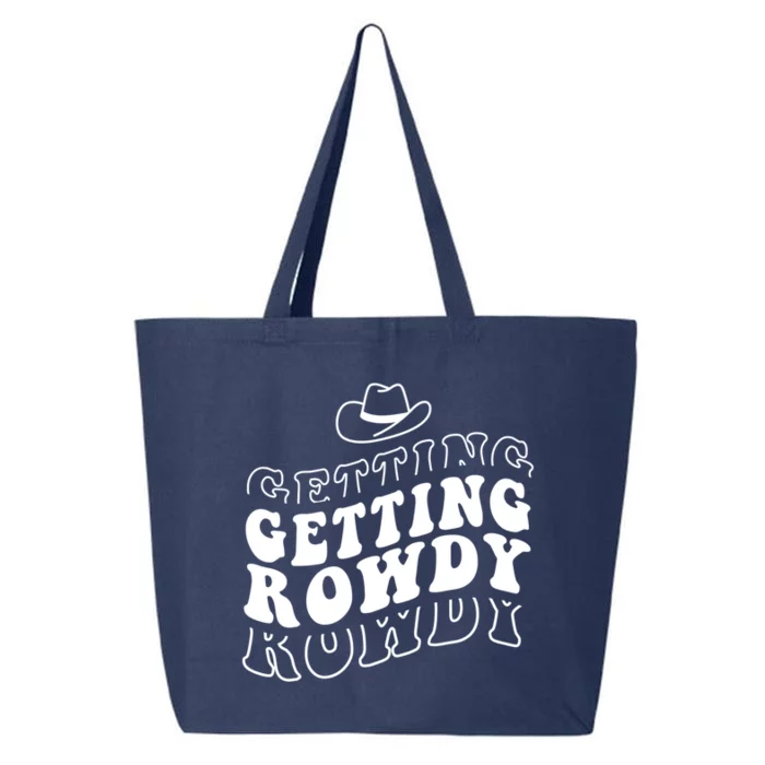 Getting Hitched Getting Rowdy Bride Party Bachelorette Party Cute Gift 25L Jumbo Tote