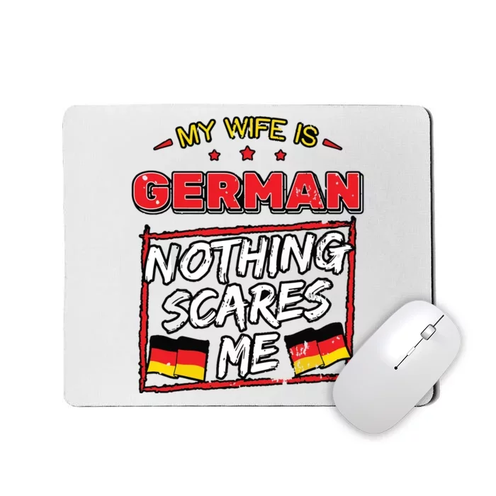 German Husband Germany Flag Family Wife Marriage Girl Mousepad