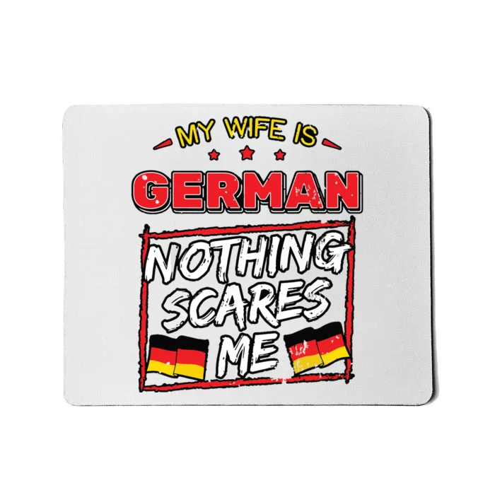 German Husband Germany Flag Family Wife Marriage Girl Mousepad