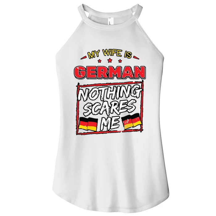 German Husband Germany Flag Family Wife Marriage Girl Women’s Perfect Tri Rocker Tank