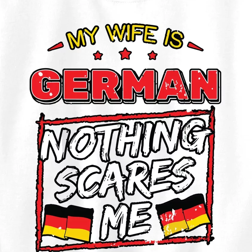 German Husband Germany Flag Family Wife Marriage Girl Kids Sweatshirt