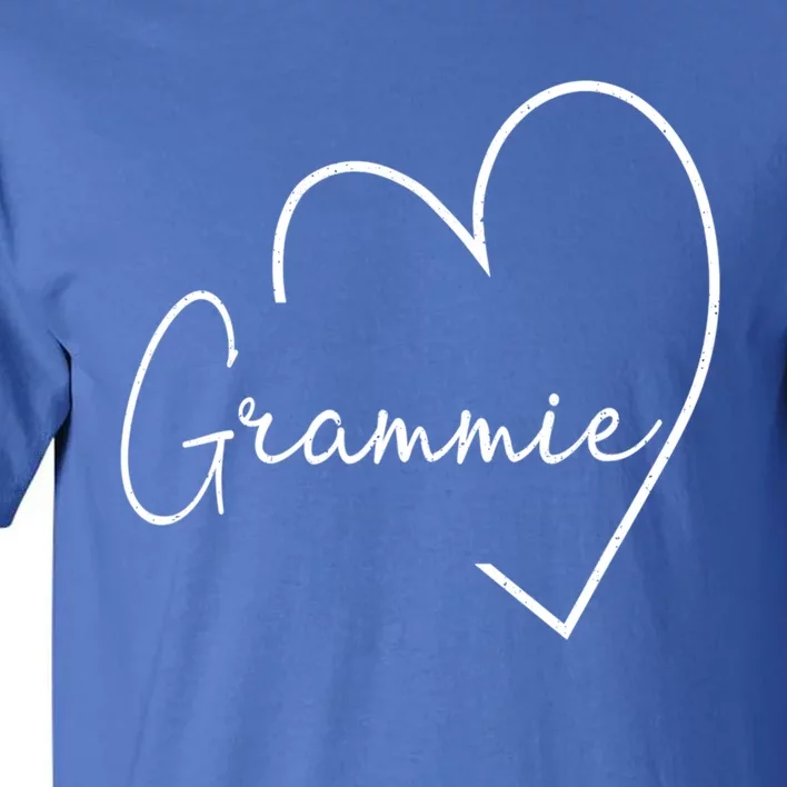 Grammie Heart Grandma Christmas MotherS Day Meaningful Gift Tall T-Shirt