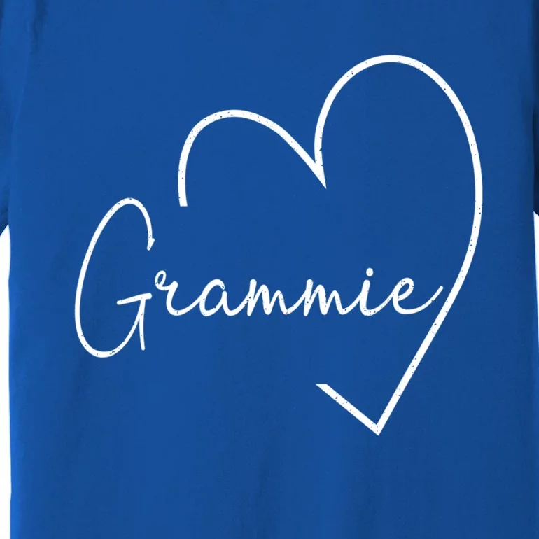 Grammie Heart Grandma Christmas MotherS Day Meaningful Gift Premium T-Shirt