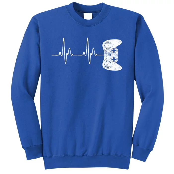 Gamer Heartbeat Great Gift Video Game Lover Funny Gift Funny Gift Tall Sweatshirt