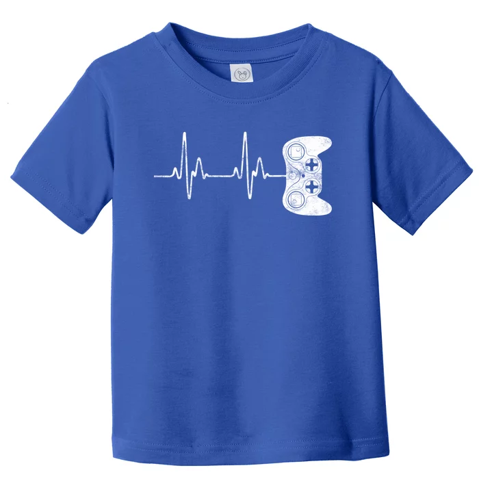 Gamer Heartbeat Great Gift Video Game Lover Funny Gift Funny Gift Toddler T-Shirt