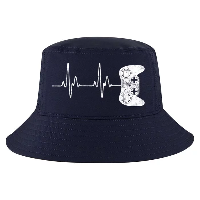 Gamer Heartbeat Great Gift Video Game Lover Funny Gift Funny Gift Cool Comfort Performance Bucket Hat