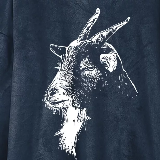 Goat Head Hooded Wearable Blanket