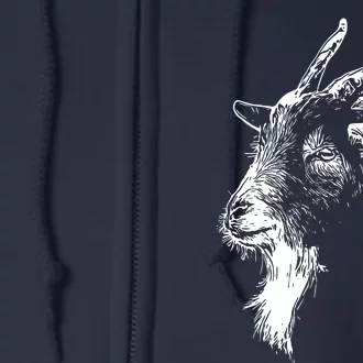 Goat Head Full Zip Hoodie