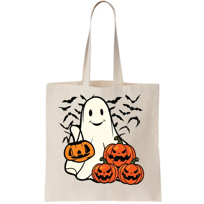 Ghost Halloween Tote Bag