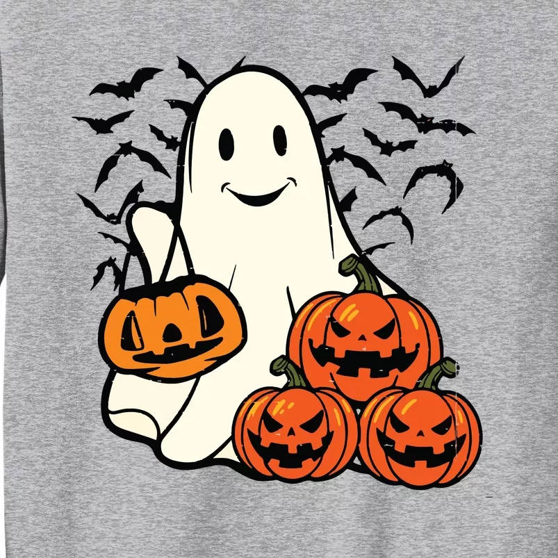 Ghost Halloween Tall Sweatshirt