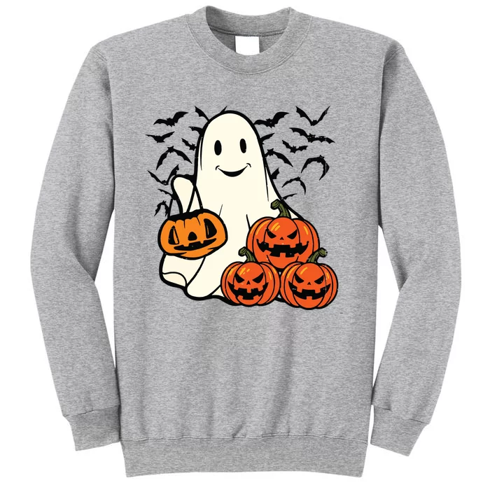 Ghost Halloween Tall Sweatshirt