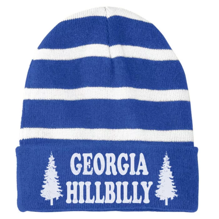 Georgia Hillbilly Gift Striped Beanie with Solid Band