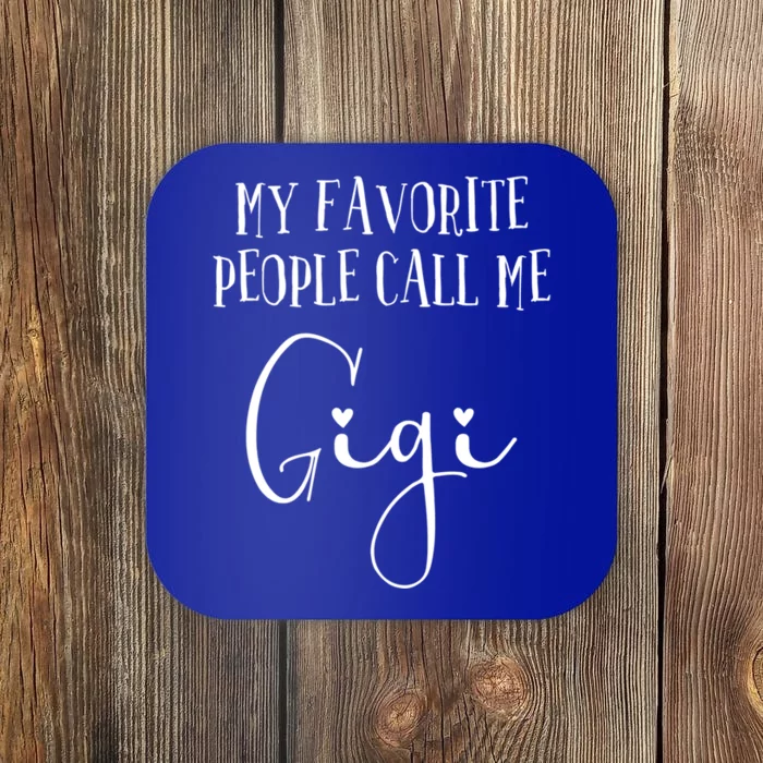 Gigi Heart Grandma Christmas Birthday MotherS Day Gift Coaster