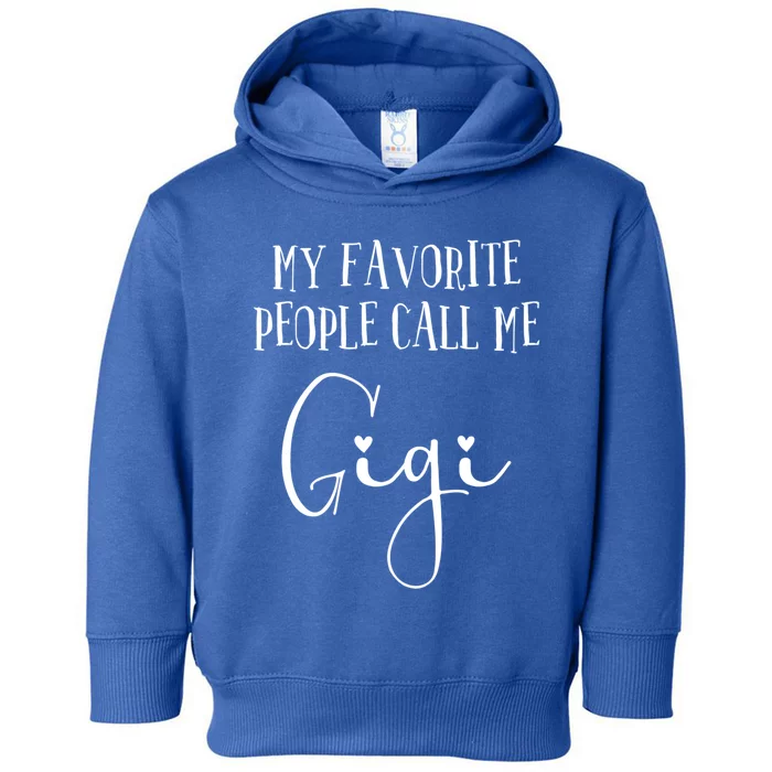 Gigi Heart Grandma Christmas Birthday MotherS Day Gift Toddler Hoodie