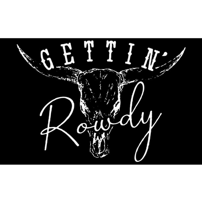 Gettin Hitched Gettin Rowdy Western Bachelorette Party Bumper Sticker