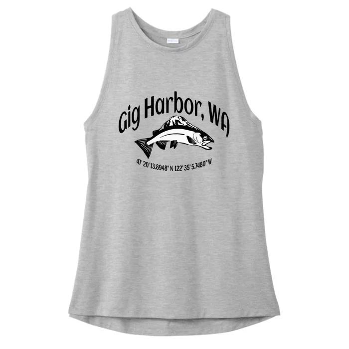 Gig Harbor Ladies Tri-Blend Wicking Tank