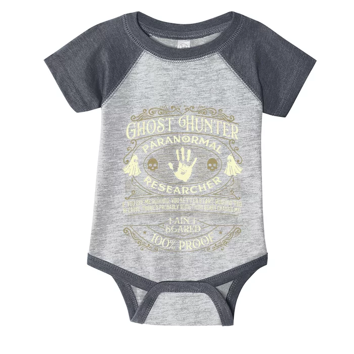 Ghost Hunter Ghost Hunting Halloween Paranormal Activity Infant Baby Jersey Bodysuit