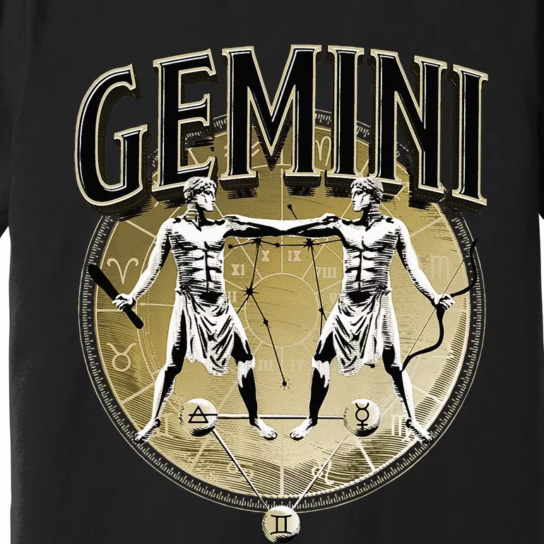 Gemini Horoscope Gemini Outfit May June Birthday Gemini Premium T-Shirt