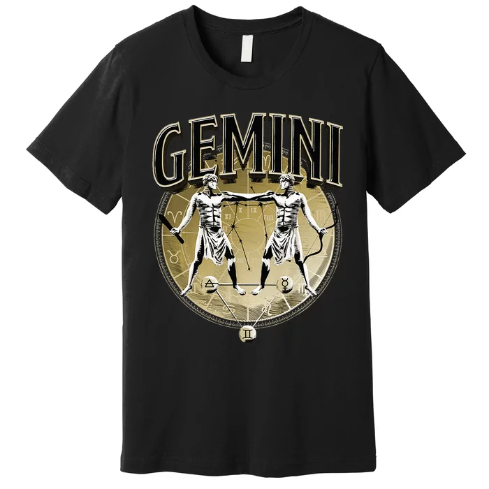 Gemini Horoscope Gemini Outfit May June Birthday Gemini Premium T-Shirt