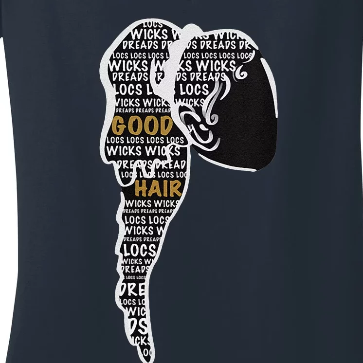 Good Hair Women's V-Neck T-Shirt