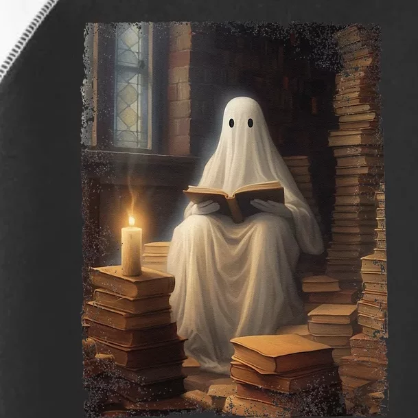 Gothic Halloween Ghost Reading Book Window Dark Academia Toddler Fine Jersey T-Shirt