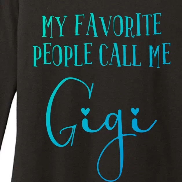 Gigi Heart Grandma Christmas Birthday MotherS Day Meaningful Gift Womens CVC Long Sleeve Shirt