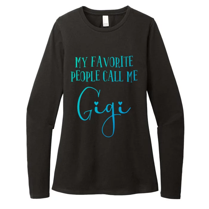 Gigi Heart Grandma Christmas Birthday MotherS Day Meaningful Gift Womens CVC Long Sleeve Shirt