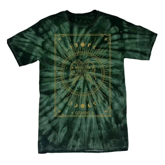 Gemini Horoscope Gemini Art Tee May June Birthday Gemini Tie-Dye T-Shirt