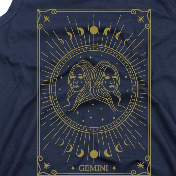 Gemini Horoscope Gemini Art Tee May June Birthday Gemini Tank Top