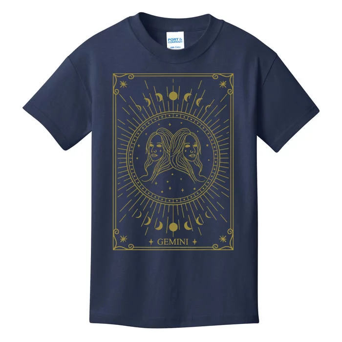 Gemini Horoscope Gemini Art Tee May June Birthday Gemini Kids T-Shirt