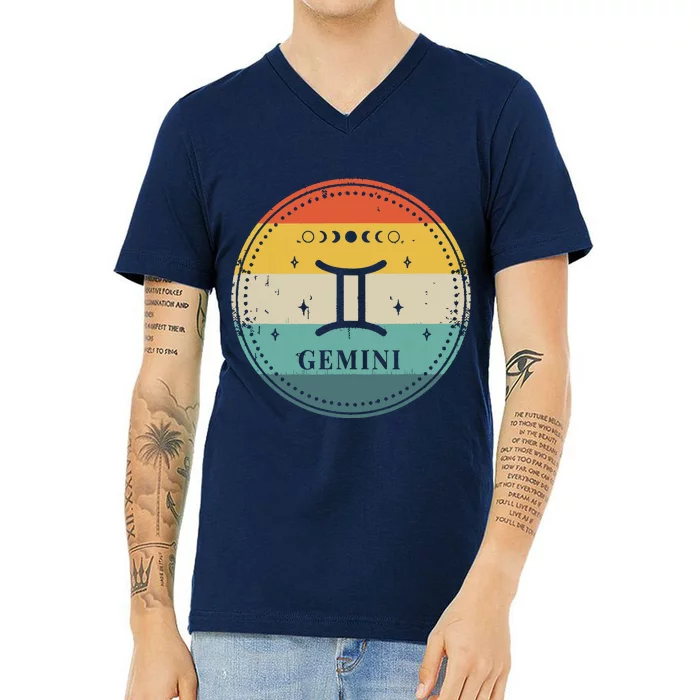 Gemini Horoscope Gemini May June Birthday Gemini V-Neck T-Shirt