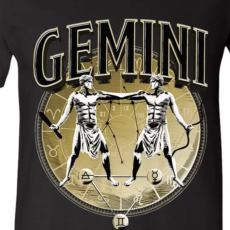 Gemini Horoscope Gemini Outfit May June Birthday Gemini V-Neck T-Shirt