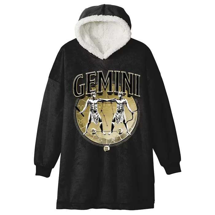 Gemini Horoscope Gemini Outfit May June Birthday Gemini Hooded Wearable Blanket