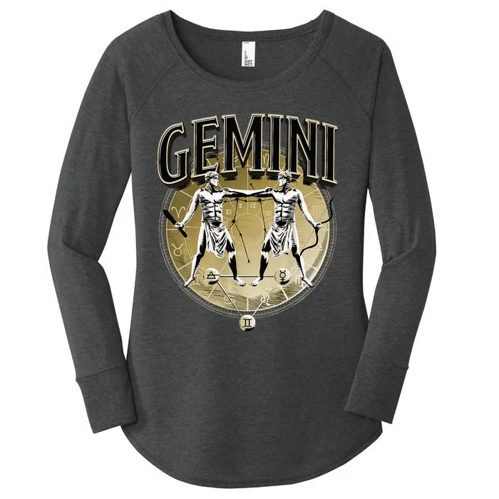 Gemini Horoscope Gemini Outfit May June Birthday Gemini Women's Perfect Tri Tunic Long Sleeve Shirt