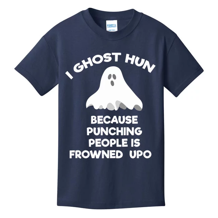 Ghost Hunting Gift Funny Ghost Hunter Punch Kids T-Shirt