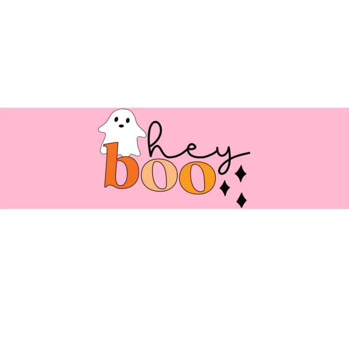 Ghost Halloween Hey Boo Halloweenboo Bumper Sticker