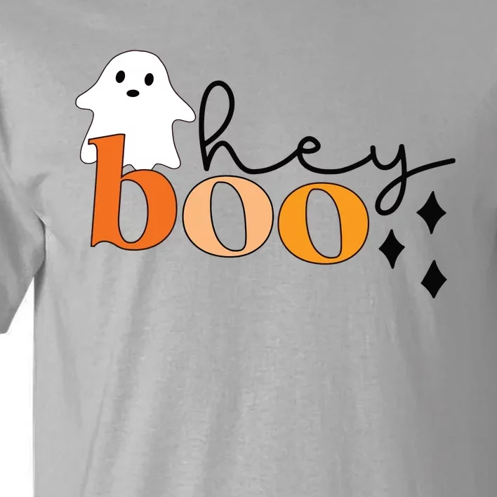 Ghost Halloween Hey Boo Halloweenboo Tall T-Shirt