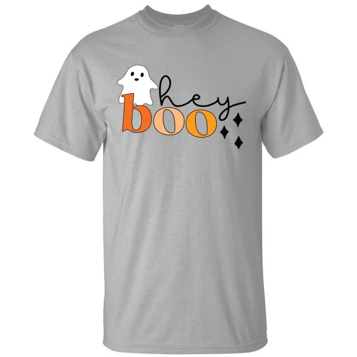 Ghost Halloween Hey Boo Halloweenboo Tall T-Shirt