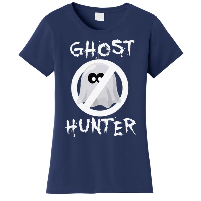 Ghost Hunter Halloween Spooky Hunting Spirit Women's T-Shirt