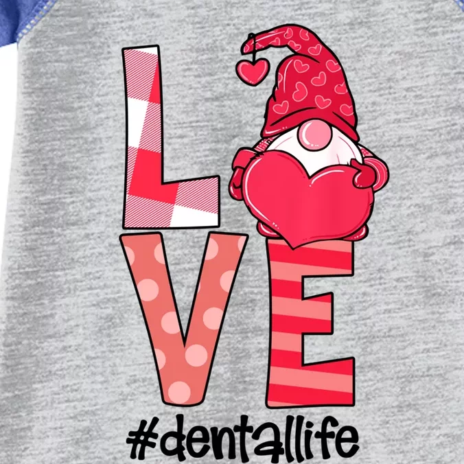 Gnomes Holding Heart Love Dental Life Valentine's Day Cute Gift Infant Baby Jersey Bodysuit