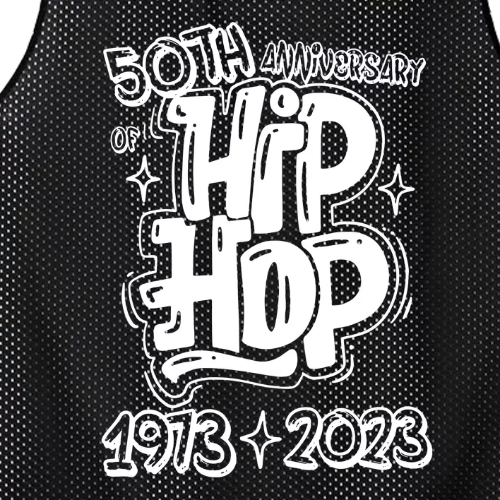 Graffiti Hip Hop 50 Years Old 50th Anniversary Of Hip Hop Gift Mesh Reversible Basketball Jersey Tank