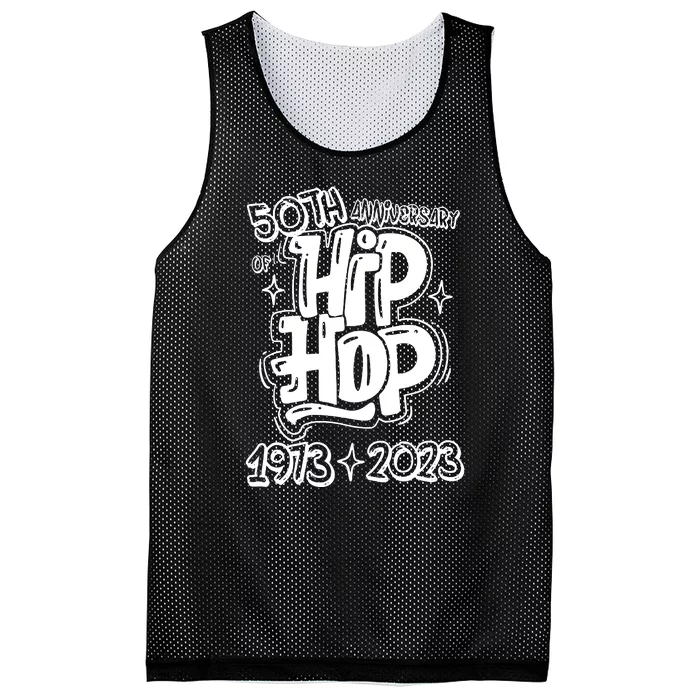 Graffiti Hip Hop 50 Years Old 50th Anniversary Of Hip Hop Gift Mesh Reversible Basketball Jersey Tank